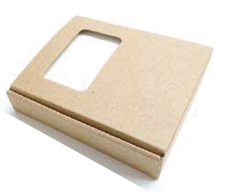 プラスチック製から切り替えた、環境に優しい紙製の名刺ケース